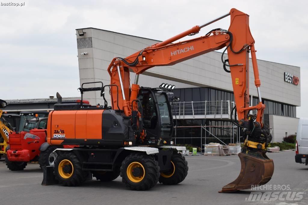 Hitachi ZX170 W-6 Lastik tekerli ekskavatörler