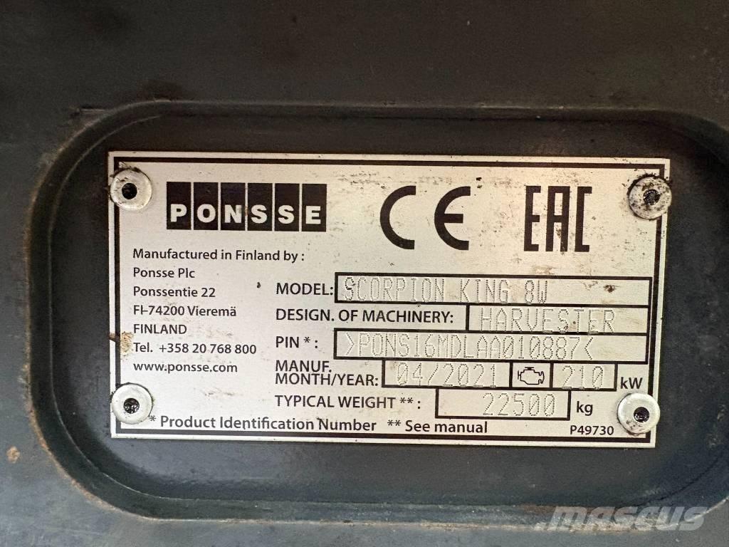 Ponsse Scorpion King Biçerdöverler