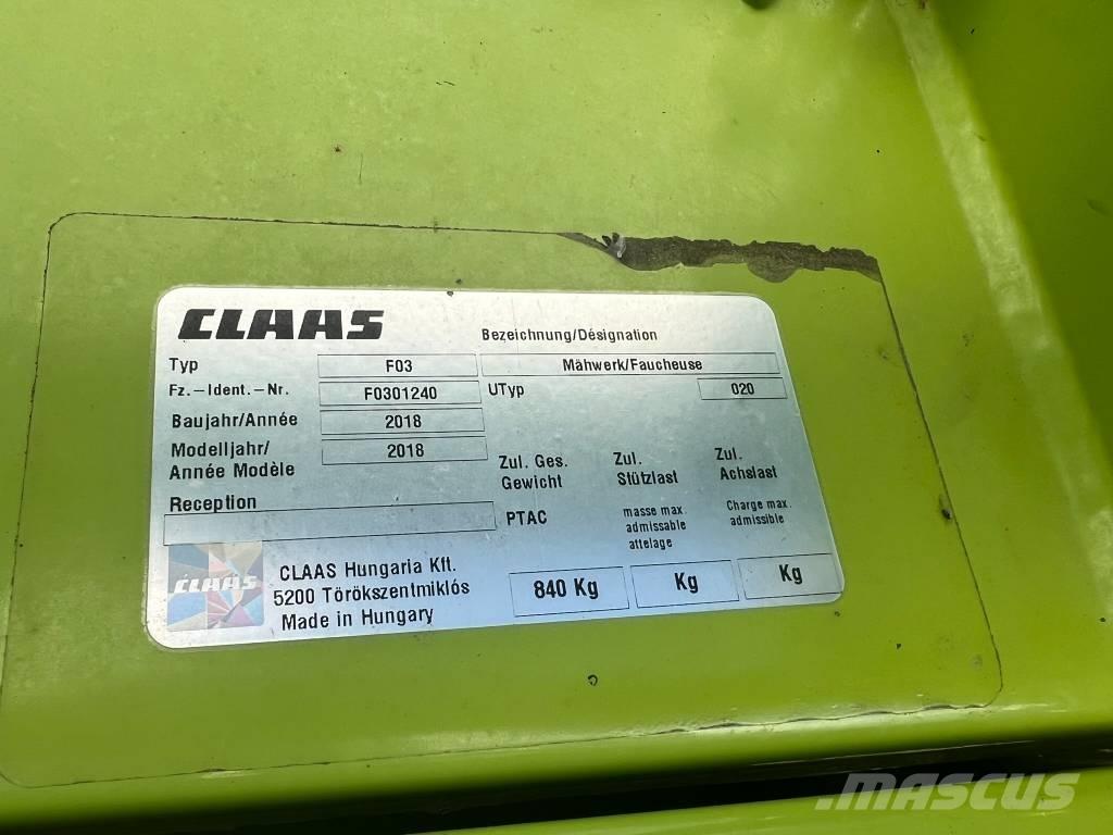 CLAAS Corto 310 FN Çayir biçme makinalari