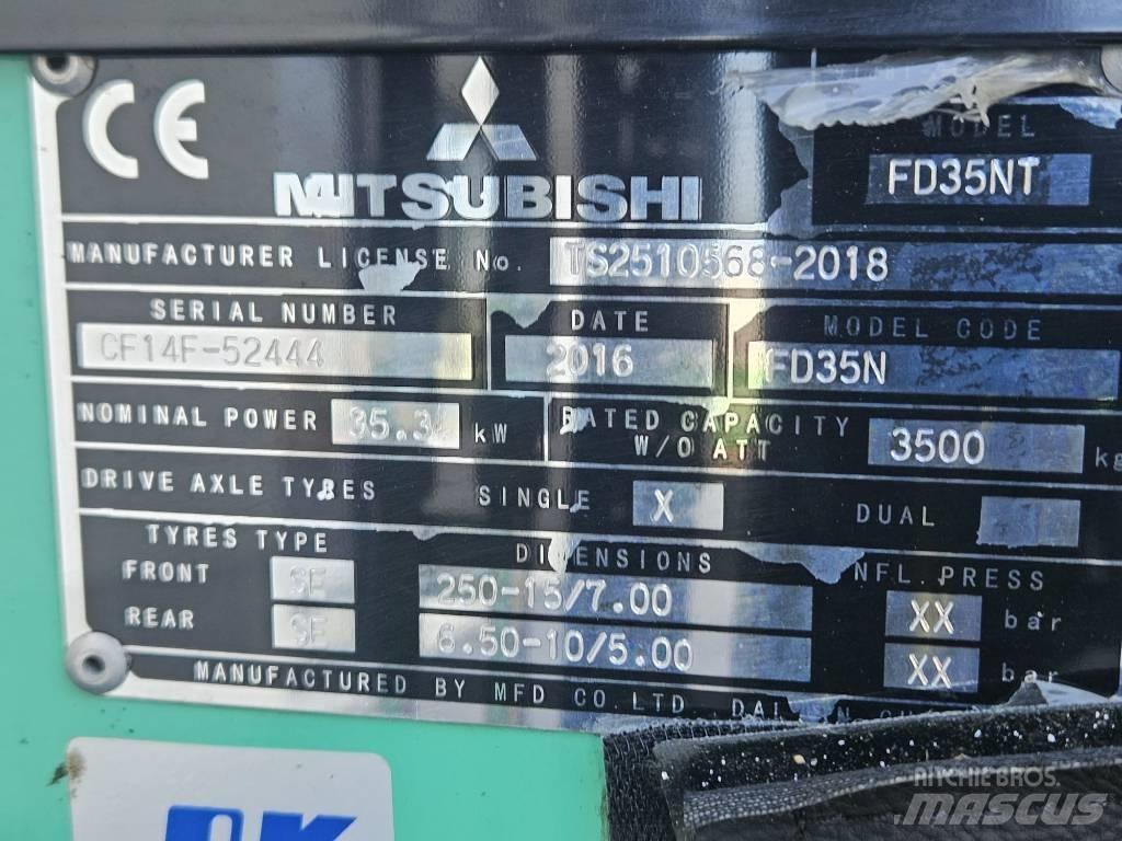 Mitsubishi FD35N Dizel forkliftler