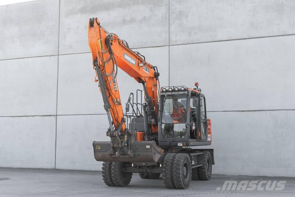 Doosan DX 140 W Lastik tekerli ekskavatörler