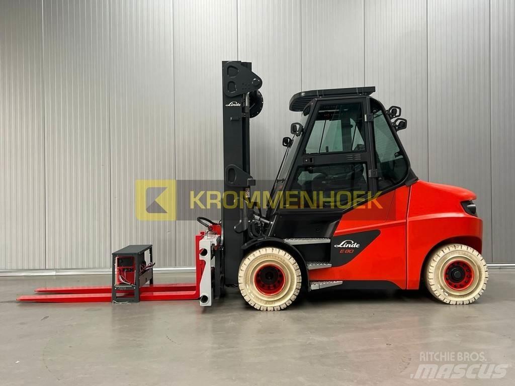 Linde E 80-900 Elektrikli forkliftler