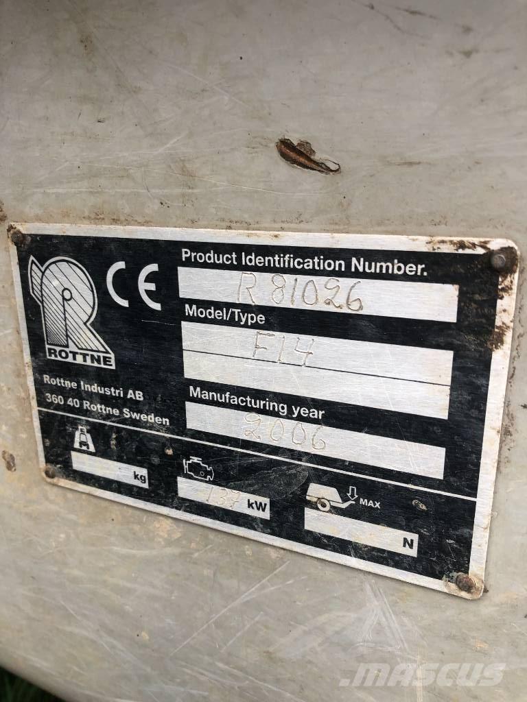 Rottne Solid F14 Tomruk yükleyici traktörler