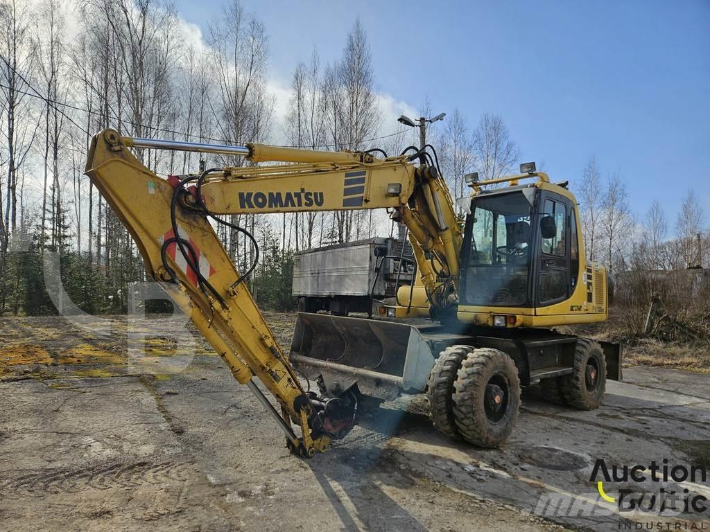 Komatsu PW130ES-6K Lastik tekerli ekskavatörler