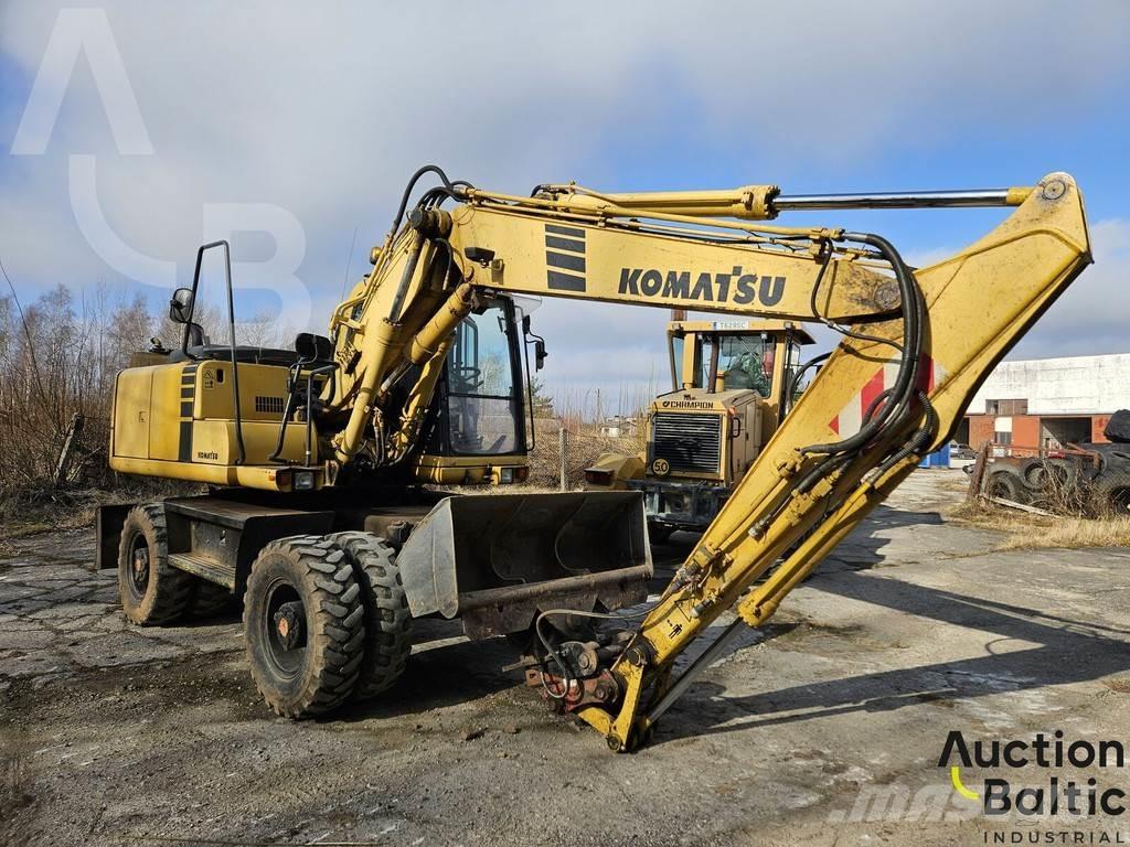 Komatsu PW130ES-6K Lastik tekerli ekskavatörler