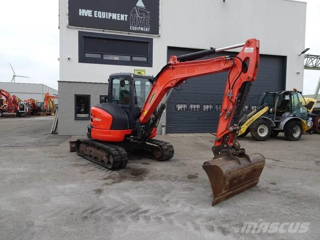 Kubota U55-4 Mini ekskavatörler, 7 tona dek