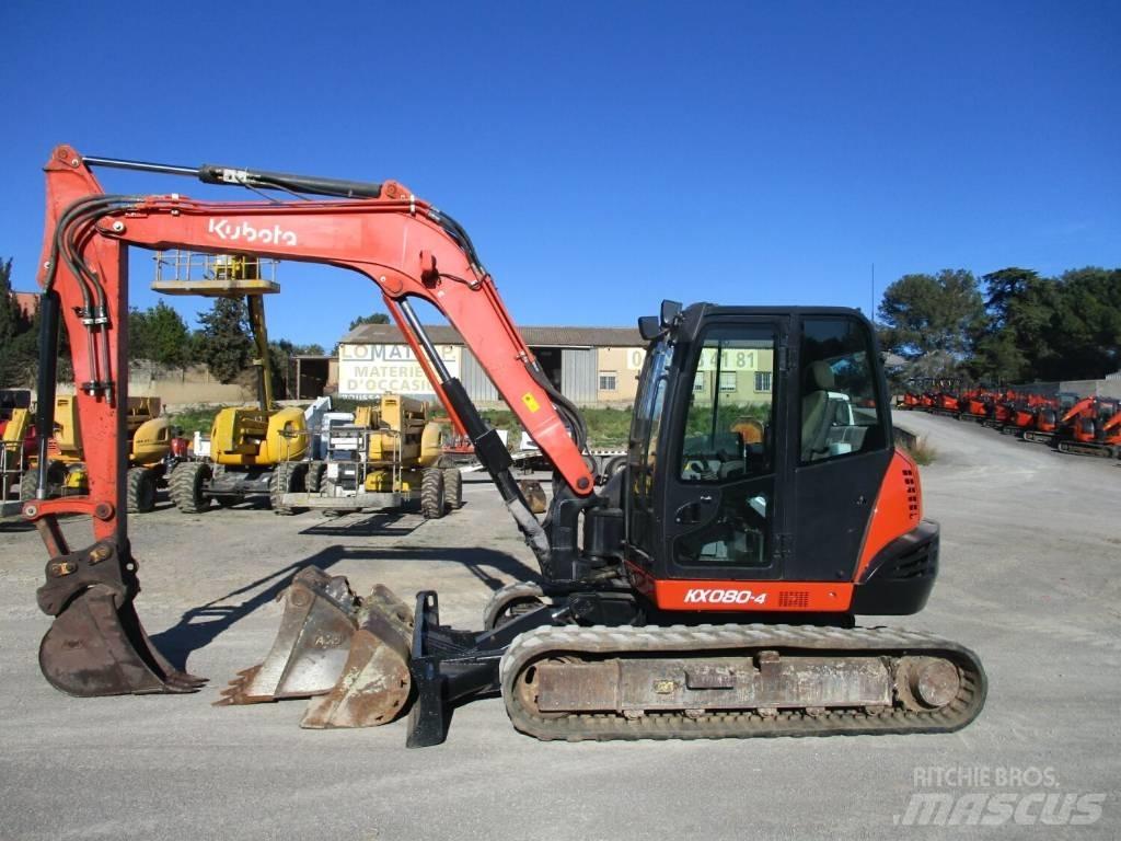 Kubota KX 080-4 Midi ekskavatörler 7 - 12 t