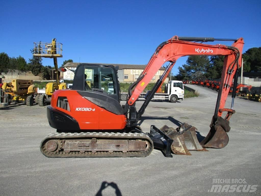 Kubota KX 080-4 Midi ekskavatörler 7 - 12 t