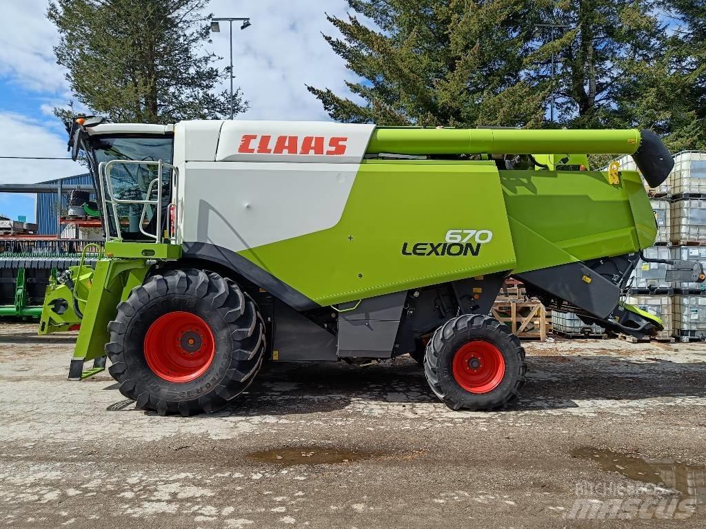 CLAAS Lexion 670 Biçerdöverler