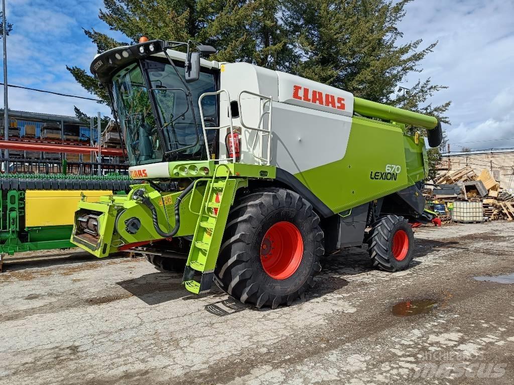CLAAS Lexion 670 Biçerdöverler