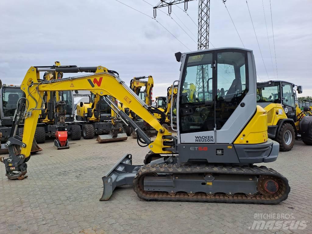 Wacker Neuson ET 58 Paletli ekskavatörler