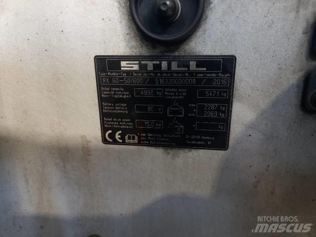 Still RX 60-50 Elektrikli forkliftler