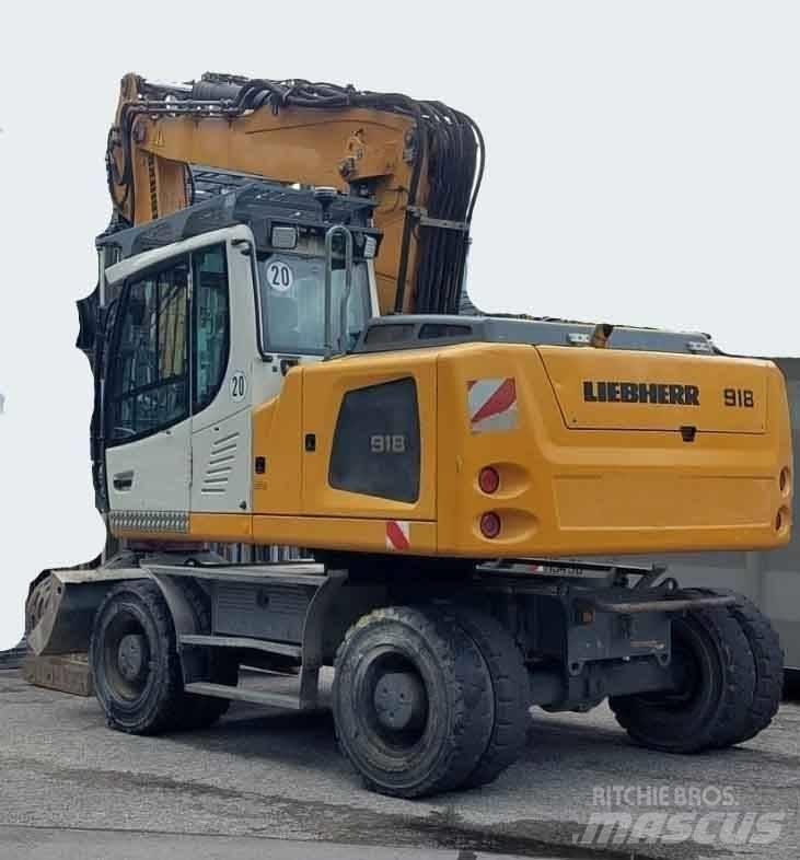 Liebherr A 918 Litr. Lastik tekerli ekskavatörler
