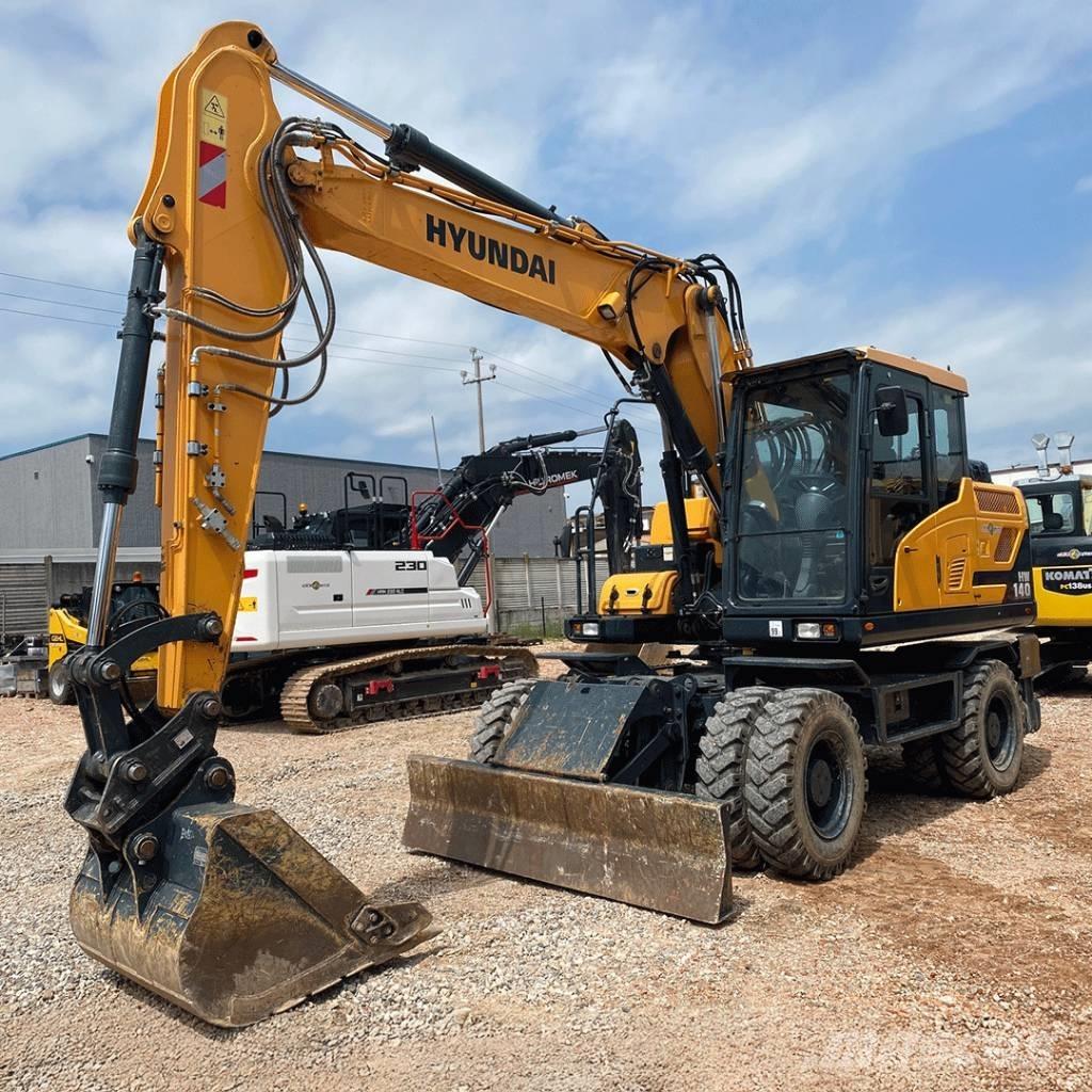 Hyundai HW140 Lastik tekerli ekskavatörler