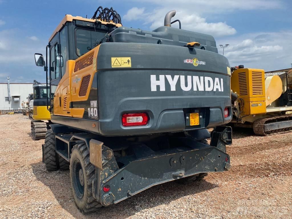 Hyundai HW140 Lastik tekerli ekskavatörler