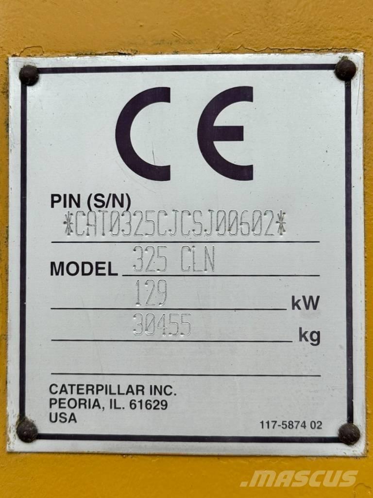 CAT 325CLN LR Uzun bomlu ekskavatörler