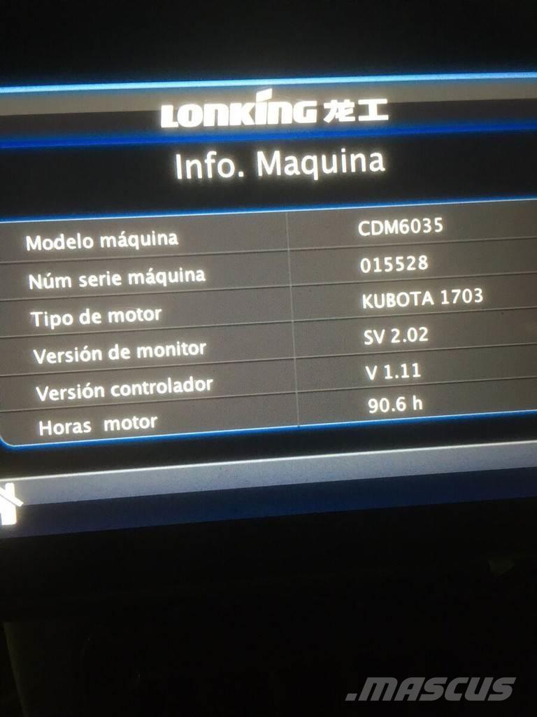 Lonking CDM6035 Mini ekskavatörler, 7 tona dek