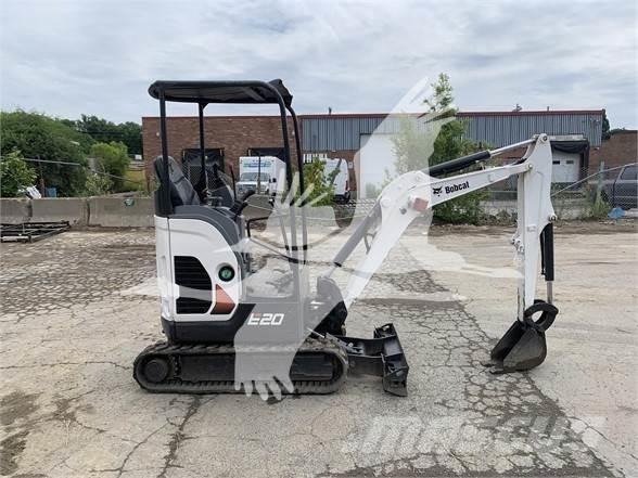 Bobcat E20 Mini ekskavatörler, 7 tona dek