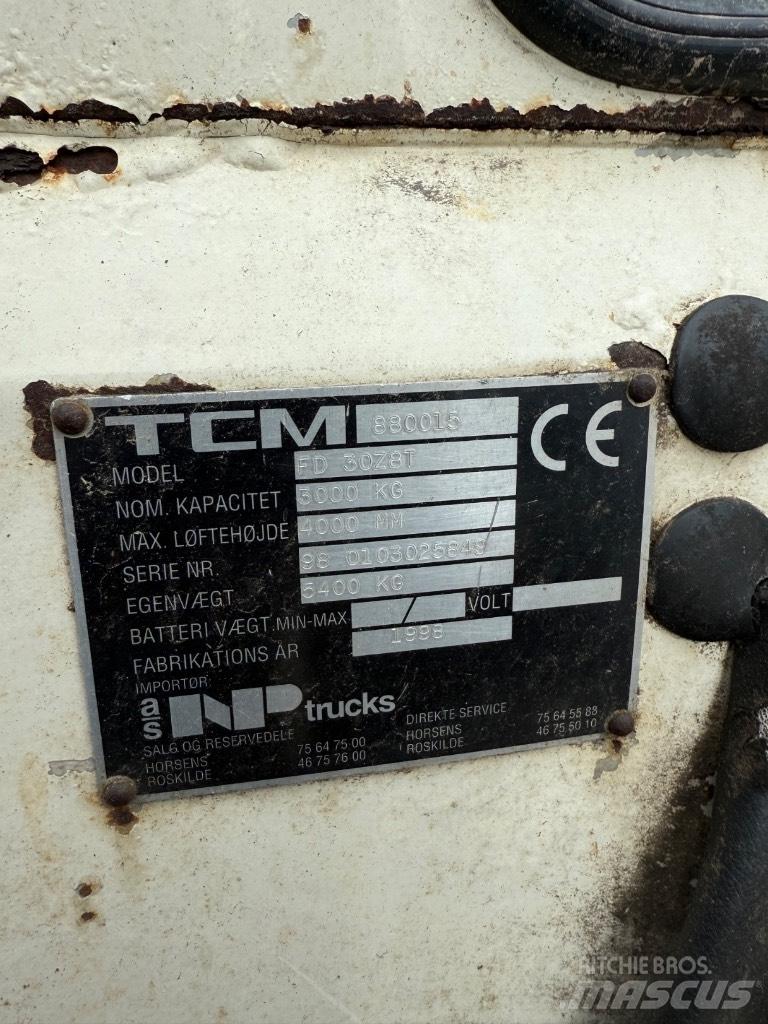TCM FD 30 Dizel forkliftler
