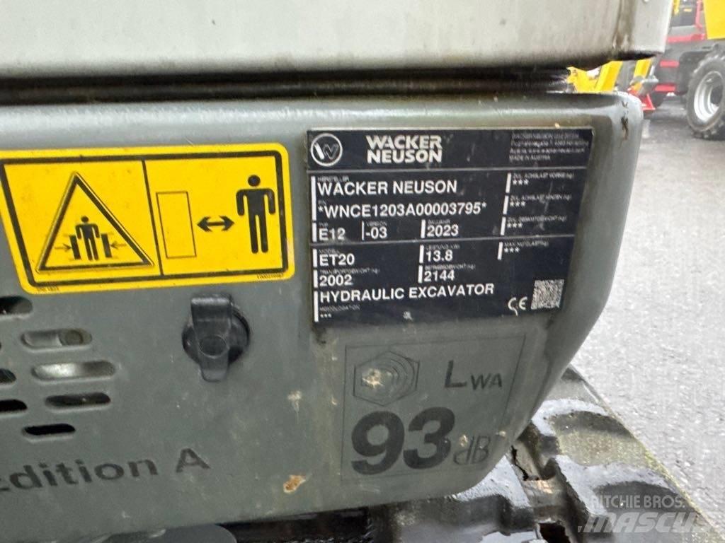 Wacker Neuson ET20 Paletli ekskavatörler