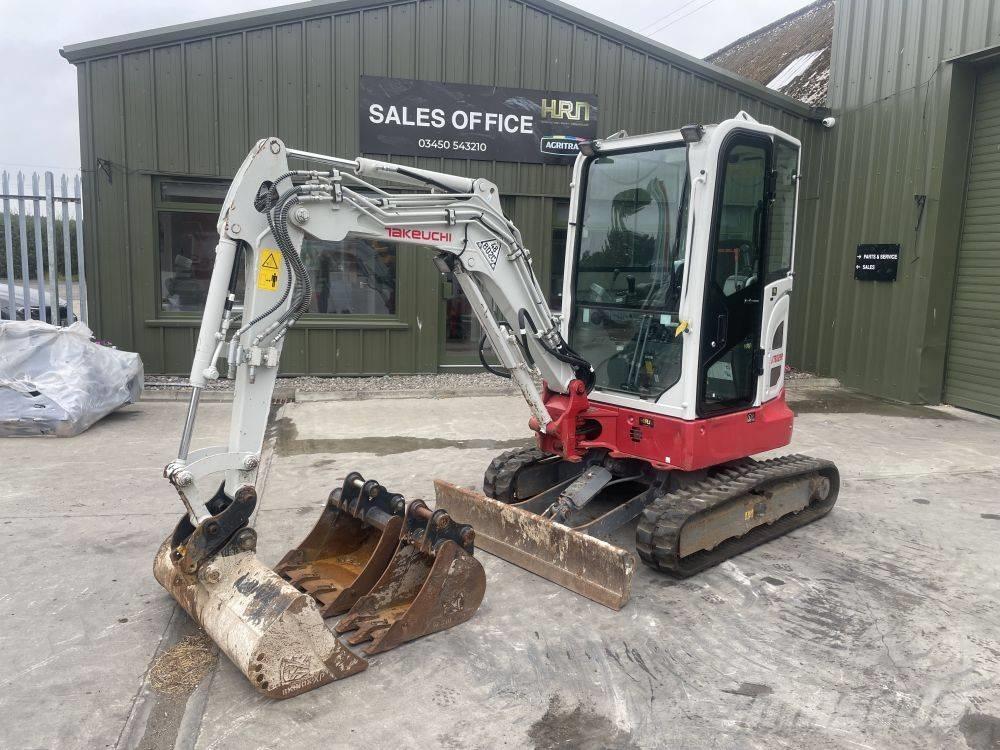Takeuchi TB 325 R Mini ekskavatörler, 7 tona dek