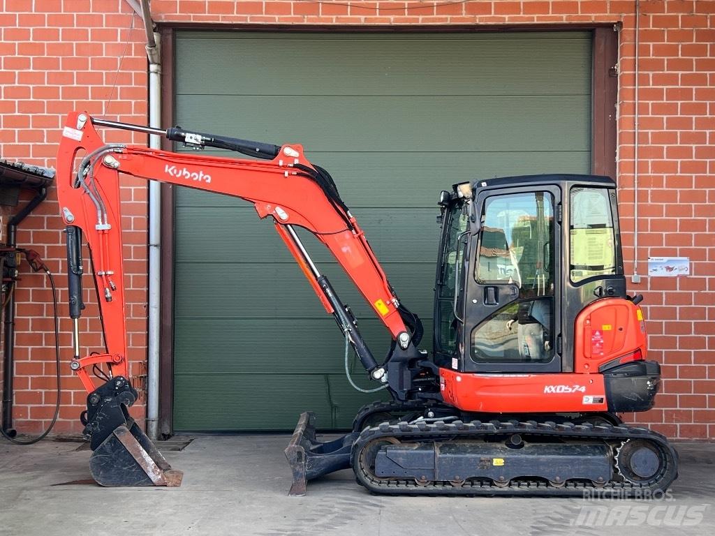Kubota KX057 Mini ekskavatörler, 7 tona dek