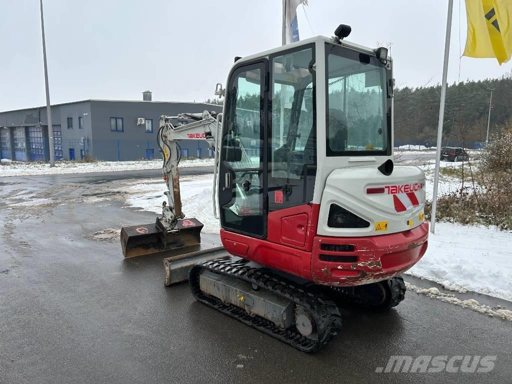 Takeuchi TB 230 V3 Mini ekskavatörler, 7 tona dek