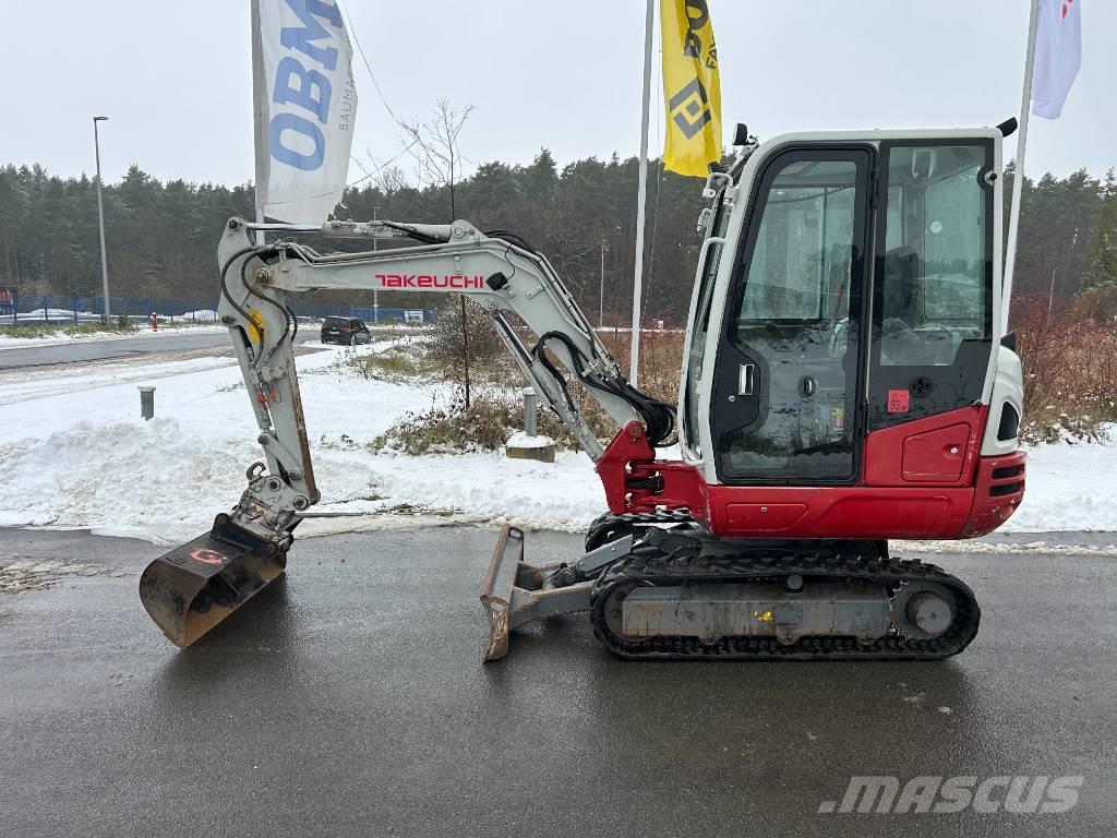 Takeuchi TB 230 V3 Mini ekskavatörler, 7 tona dek