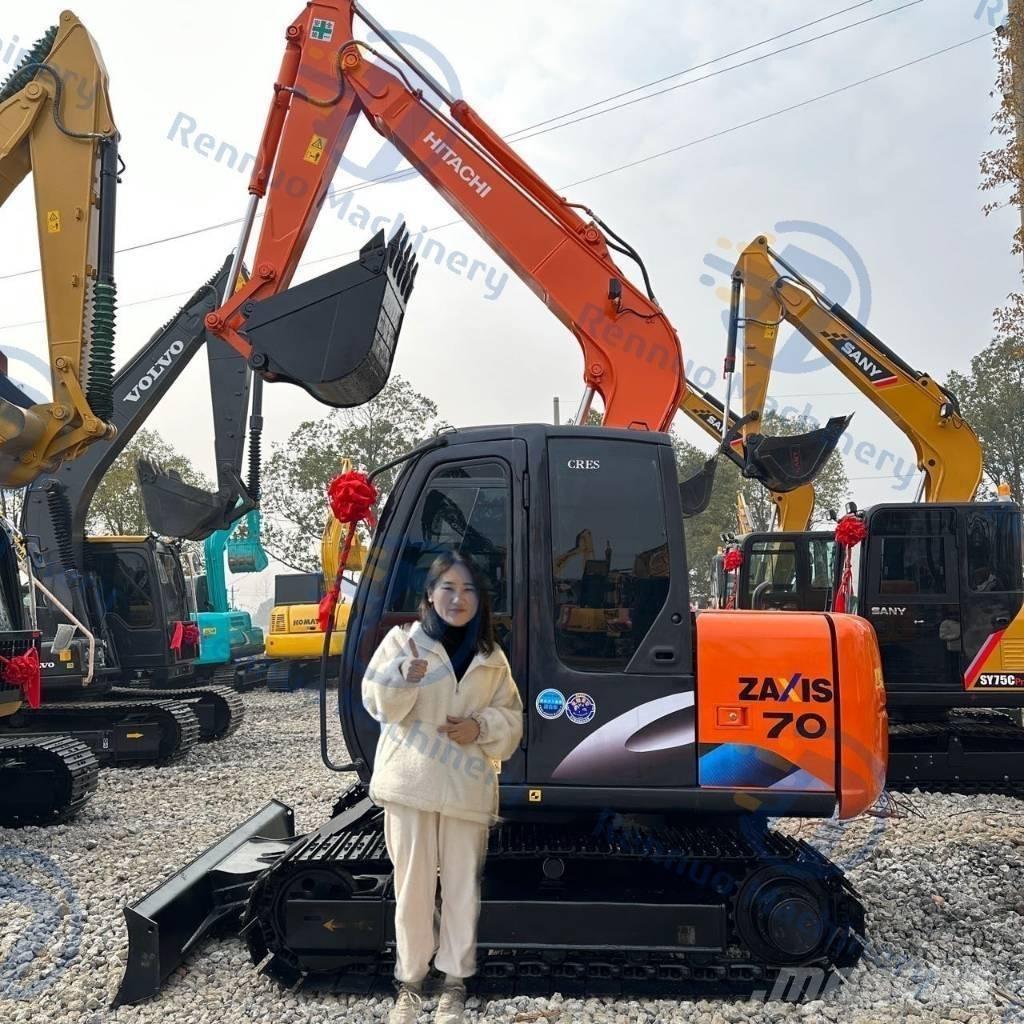 Hitachi ZX70 Mini ekskavatörler, 7 tona dek