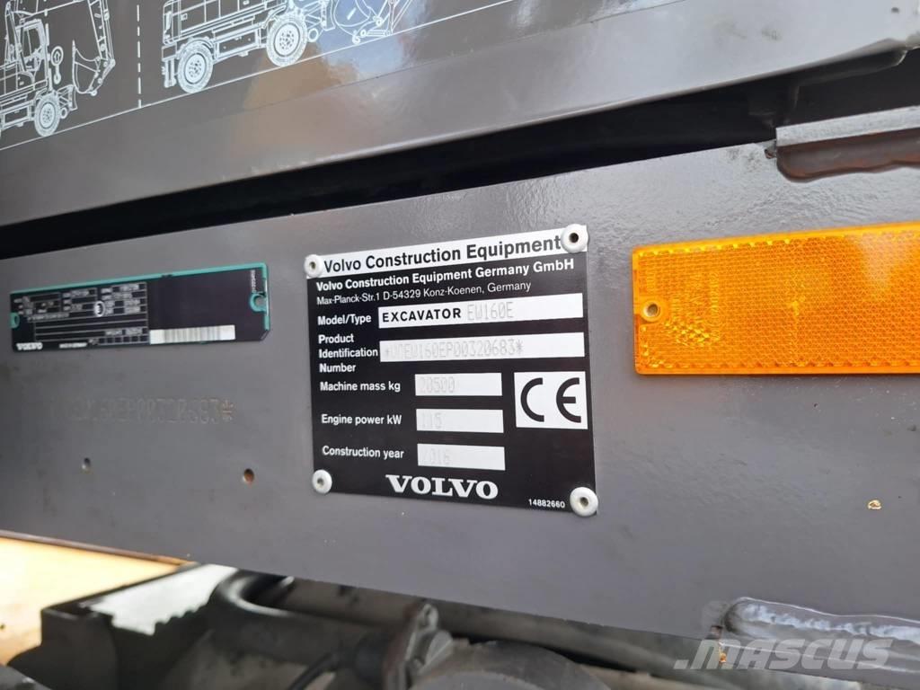 Volvo EW 160 E Lastik tekerli ekskavatörler