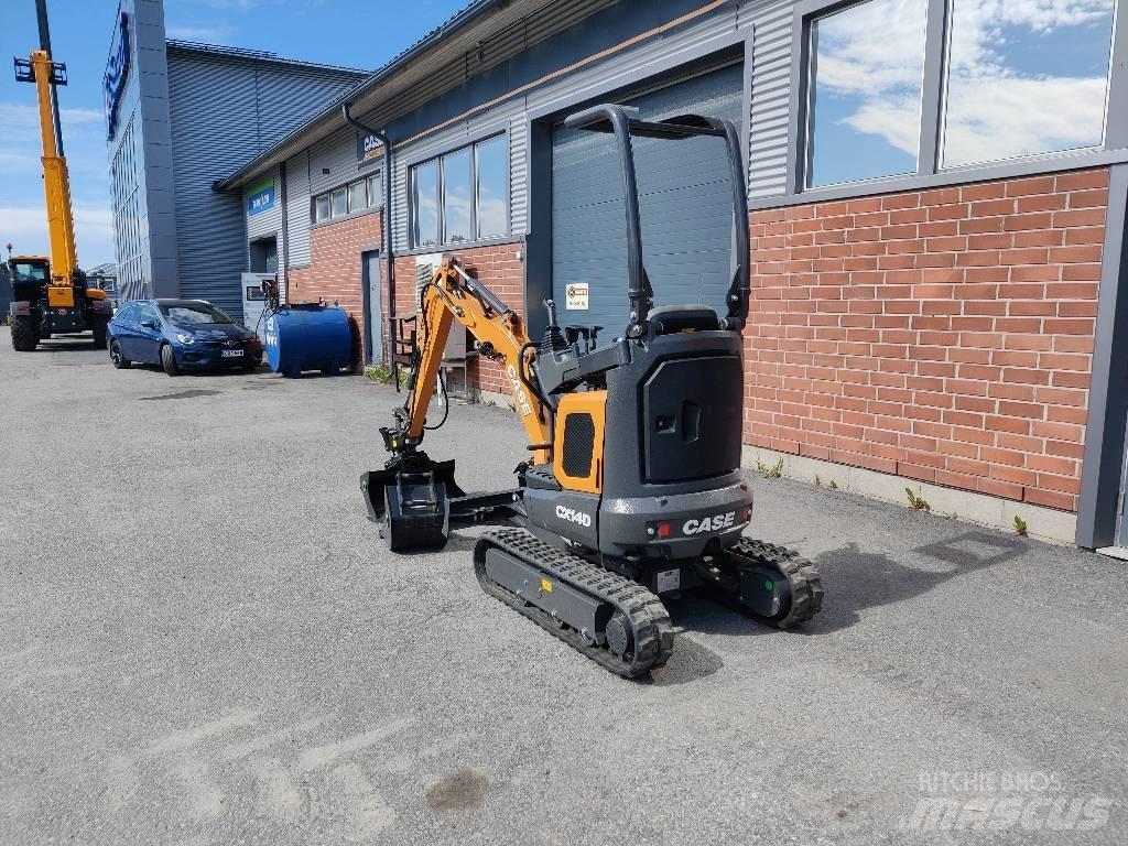 CASE CX 14 D Mini ekskavatörler, 7 tona dek