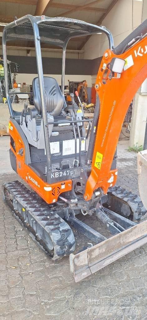 Kubota KX 018-4 Mini ekskavatörler, 7 tona dek