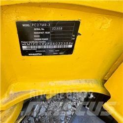 Komatsu PC 27 Paletli ekskavatörler
