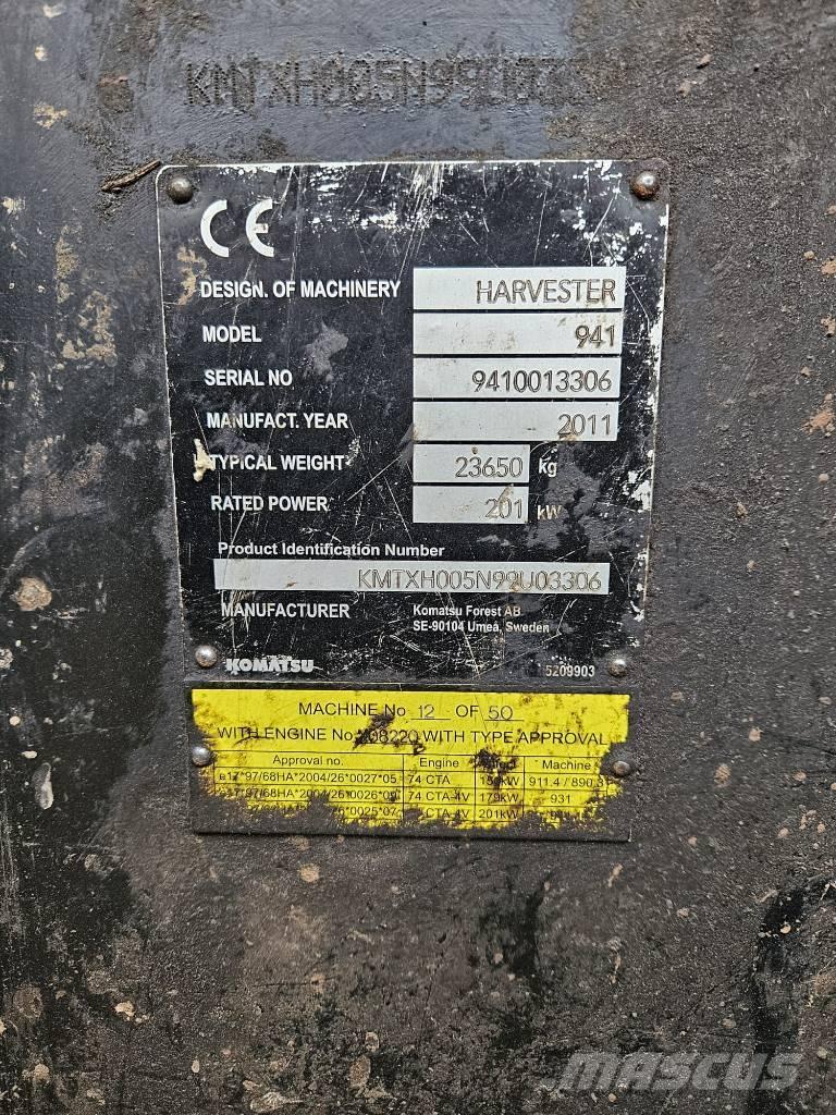 Komatsu 941 Biçerdöverler