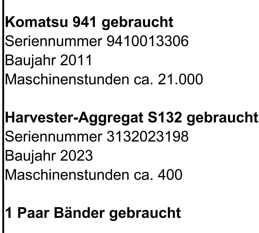 Komatsu 941 Biçerdöverler