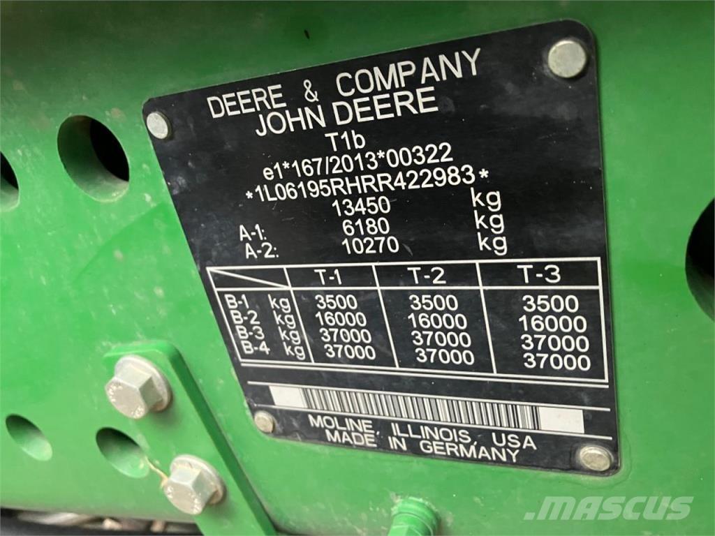 John Deere 6R 195 Traktörler