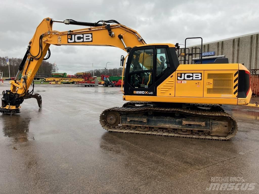JCB 220X LC Paletli ekskavatörler