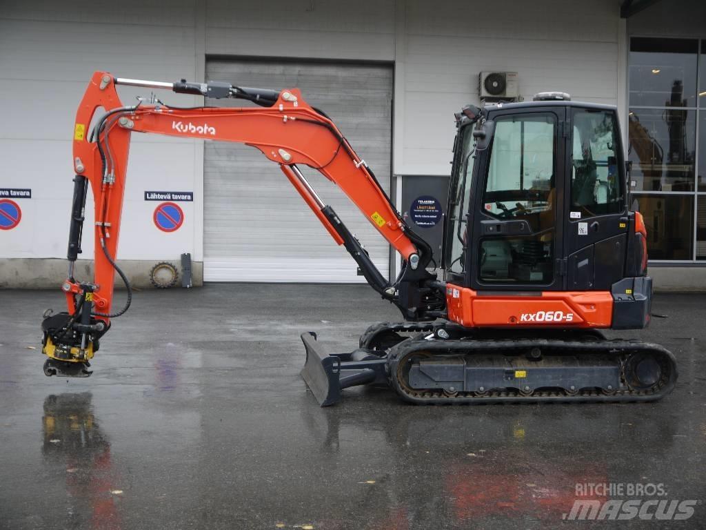 Kubota KX 060-5 Mini ekskavatörler, 7 tona dek