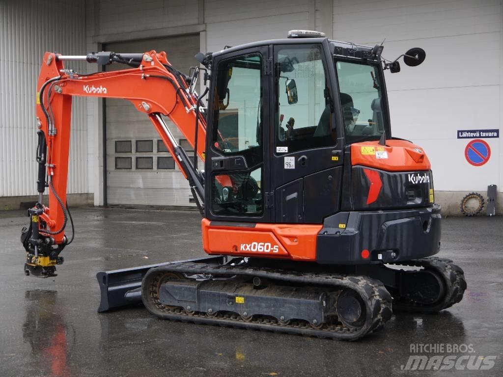 Kubota KX 060-5 Mini ekskavatörler, 7 tona dek