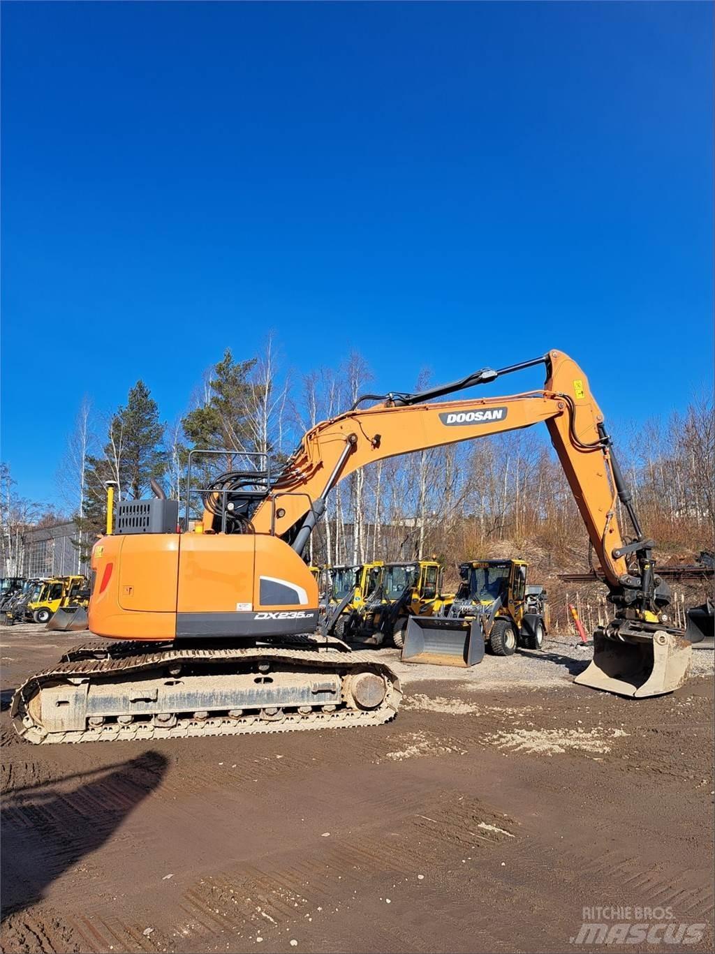 Doosan DX235LCR-5 Paletli ekskavatörler