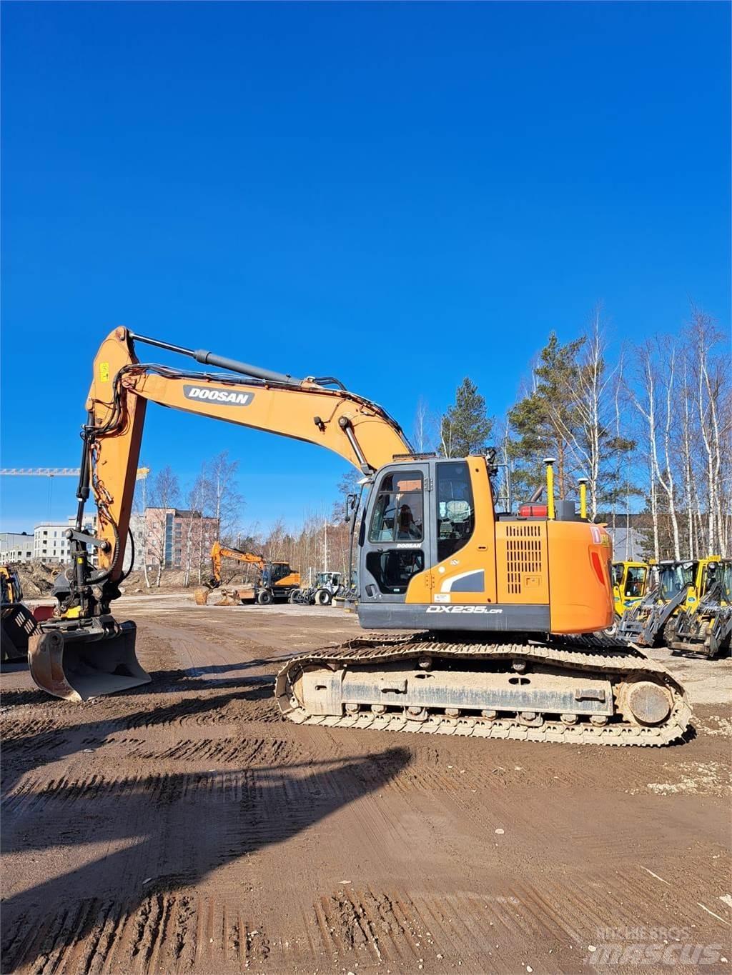 Doosan DX235LCR-5 Paletli ekskavatörler