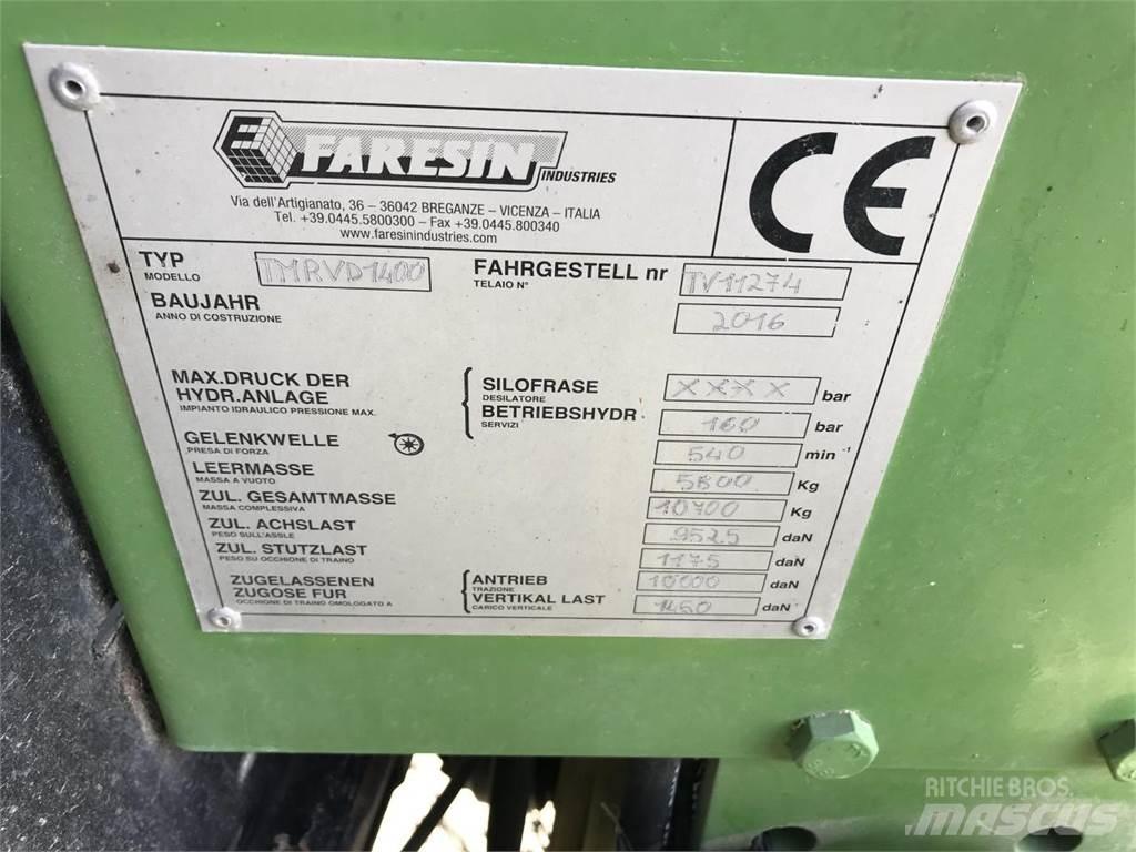 Faresin TMRVD1400 Mikser besleyiciler