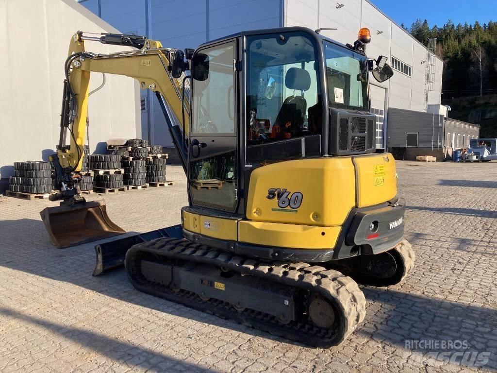 Yanmar Vio SV 60 Mini ekskavatörler, 7 tona dek