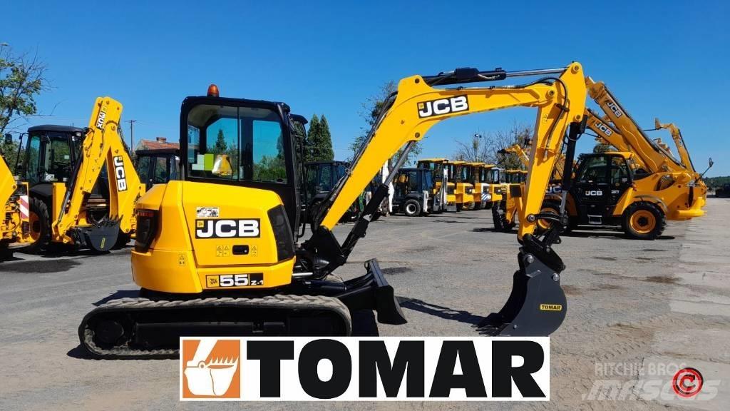 JCB 55 Z-1 Mini ekskavatörler, 7 tona dek