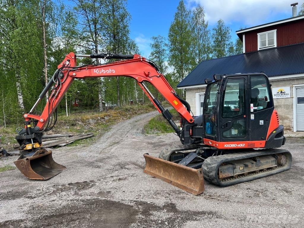 Kubota kx080-4a2 Midi ekskavatörler 7 - 12 t