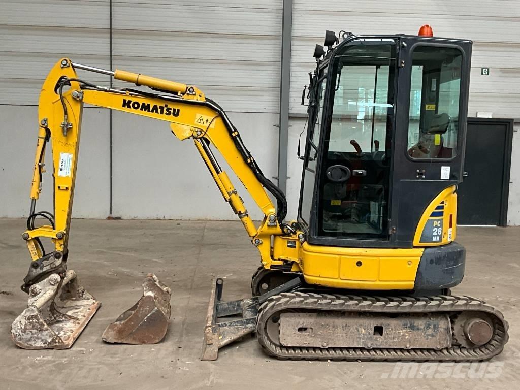 Komatsu PC 26 MR-3 Mini ekskavatörler, 7 tona dek