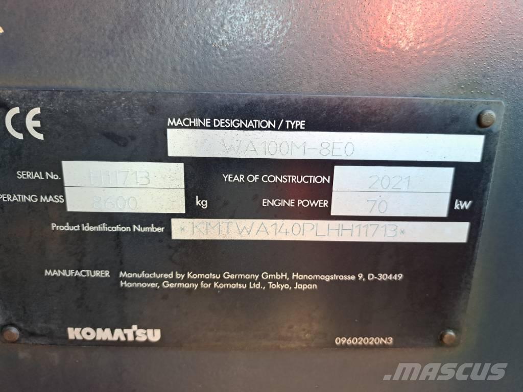 Komatsu WA100-8E0 Tekerlekli yükleyiciler