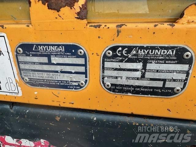 Hyundai Robex 27 Z-9 Mini ekskavatörler, 7 tona dek