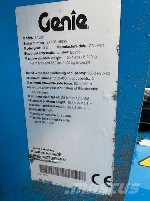 Genie Z 45/25 Körüklü personel platformları
