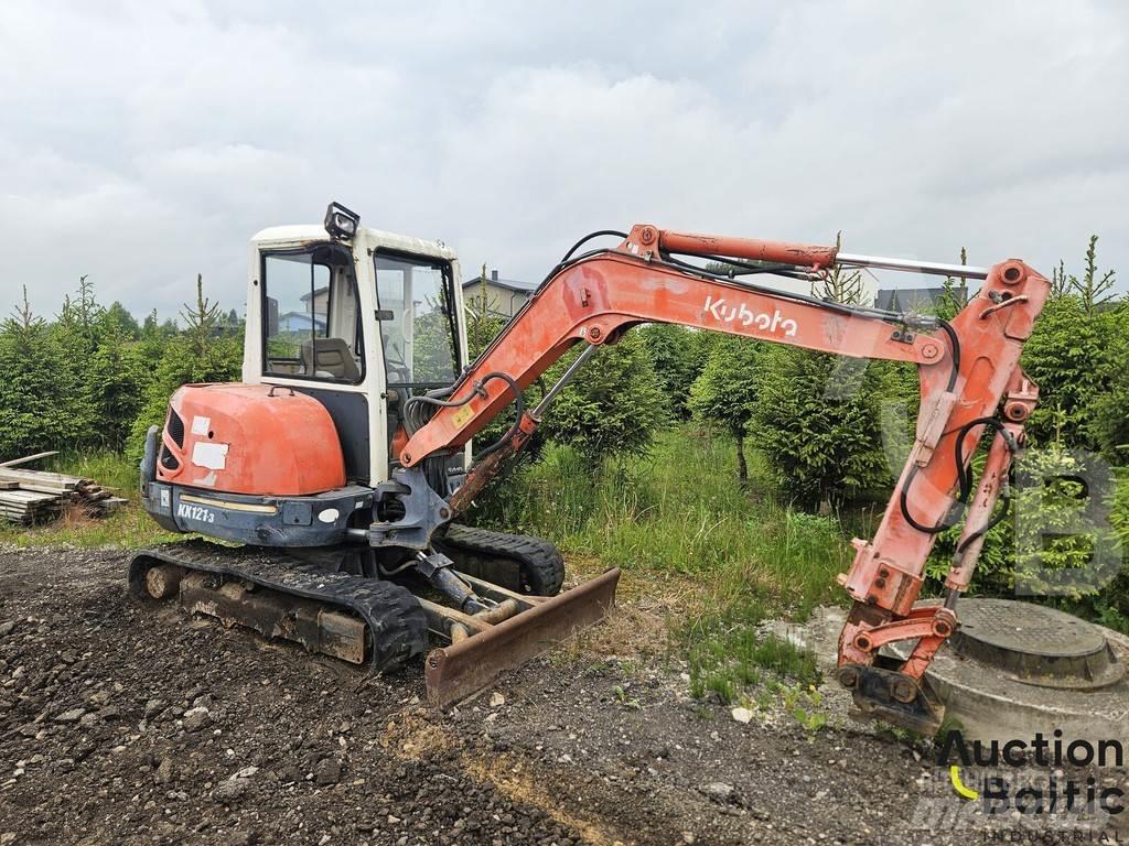 Kubota KX 121-3 Mini ekskavatörler, 7 tona dek